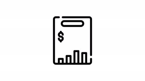 Animation Statement Data Icon