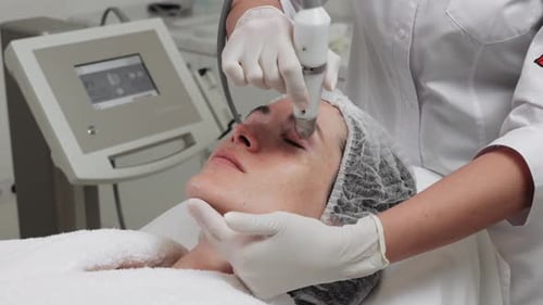 Skin Rejuvenation Treatment in a Clinic with a Focus on Facial Care and Hydration