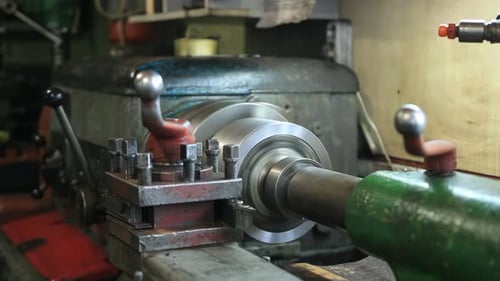 Steel metal factory workshop with Large engineer metalworker industrial experienced operat