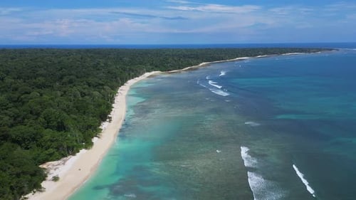 Scenic Tropical Coastal Landscape Beautiful Tropical Beach and Shoreline