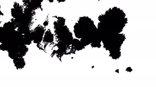Fluid Black Ink Splatter Reveal Transition