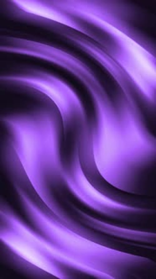 Abstract Fluid Purple Glowing Waves Background Animation