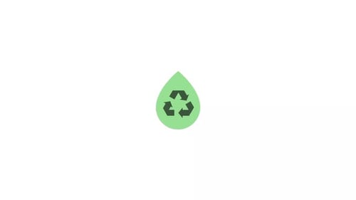 Animationsvideo zur Wasseraufbereitungssymbol-Symbole