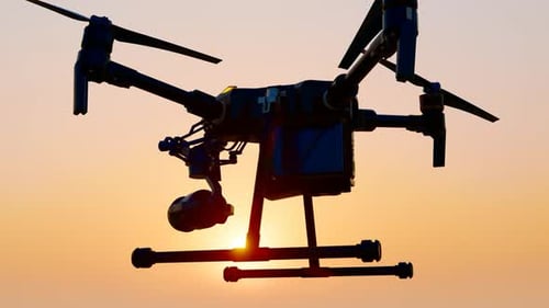 a drone Patrol The Sky