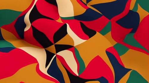 Ethnic Ornament Colorful Background 4K