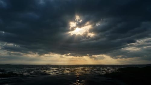 Post-Storm Rays