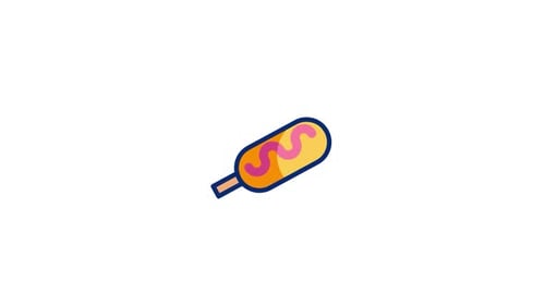Corndog Animated Icon