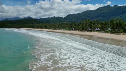 Sand Beach on Philippines Island