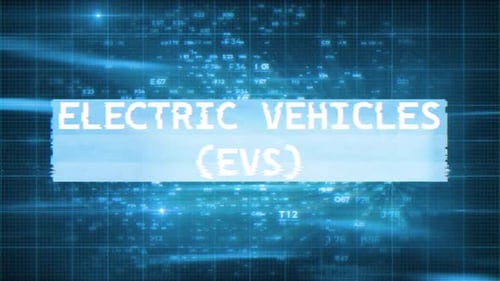 Electric Vehicles (E Vs) Hi Tech Backgrounds V 07