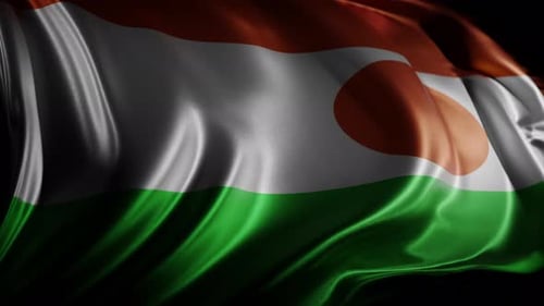 Flagge von Niger | UHD | 60fps
