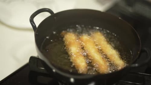 How to fry fried shrimp