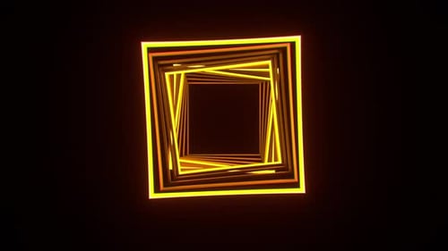 Glowing Frames Wave