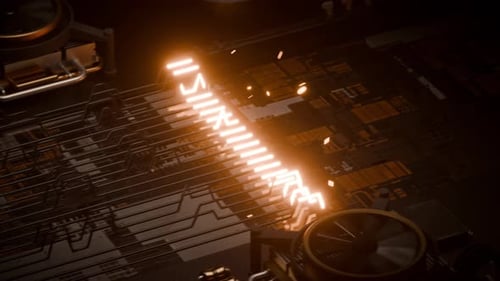 Satisfying Loop of 3D Optical Fiber Neon Lights
