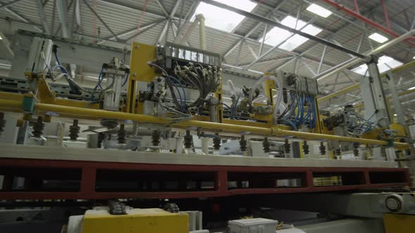 Hightech Machines for Chipboard Production in Workshop, Industrial ...