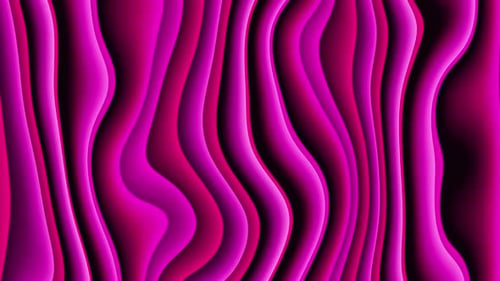 Fluid Pink Abstract Wavy Motion Background Loop