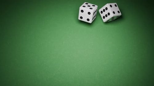 Falling Dices 3D Loop Animation