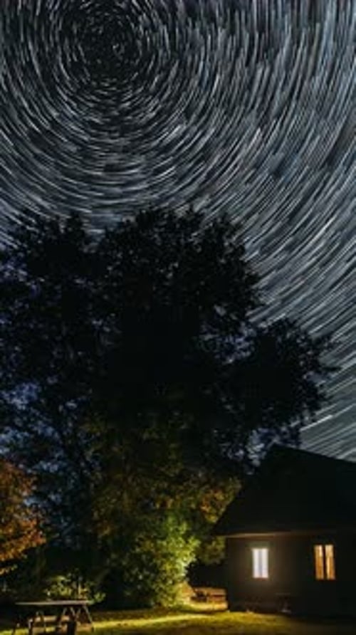 Timelapse Dramatic Twilight Sky Spin