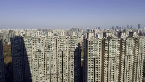 Urban Cityscape of Shanghai Downtown