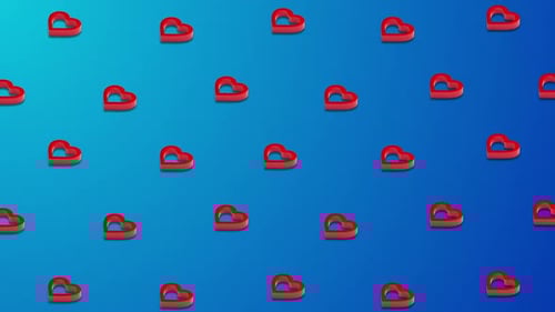 Herz-Symbolen-Animations-Hintergrund