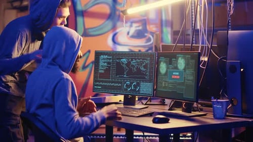 Computerfehler beim Hacken des Zugriffs verweigert