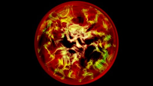 Rote magische Kugel