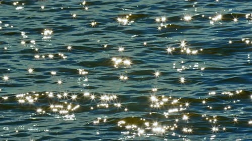 Glitter Shining Sunshine Stars Over The Sea