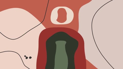 Abstract Organic Shape Fluid Motion Background