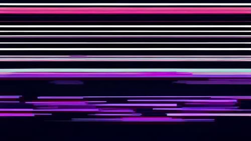Dynamic Horizontal Glitch Line Digital Noise Background
