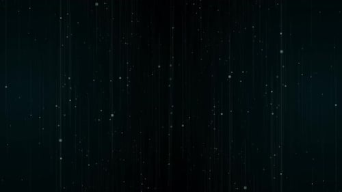 Bucle de fondo animado de partículas de línea oscura