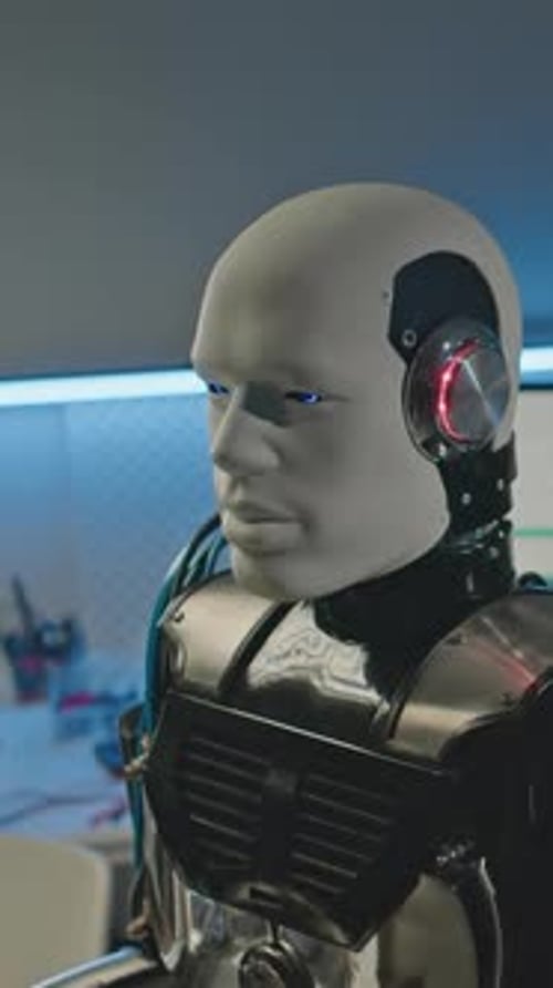 Humanoid Robot in Workshop