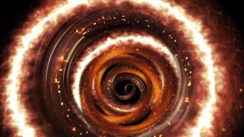 Abstract fire space background
