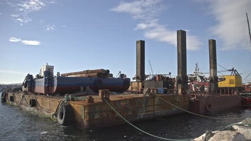 industrielles Schiffsdock 4K UHD