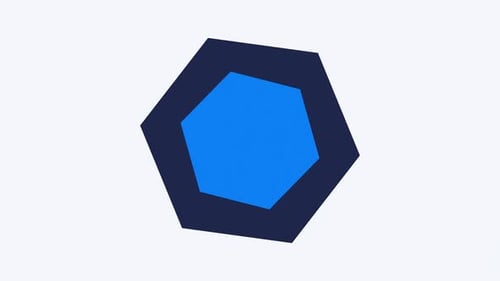 Hexagon transition background