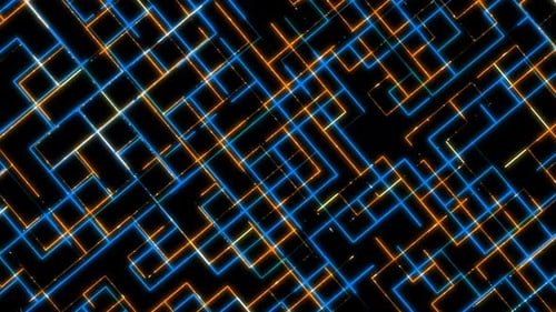 Abstract background with squares glowing neon background . Vd1202