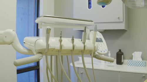 modern dental tools in a bright office