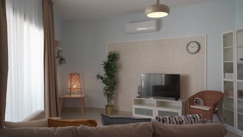Modern Living Room Setup Affordable Stylish Furniture Small Space Interior Bright Apartment Decor