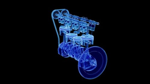 3D Holographic Engine Component Representation