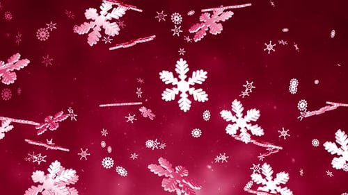 Christmas Snowflakes Background V3