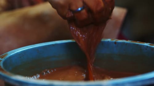 Working With Clay In Ceramic Workshop 23