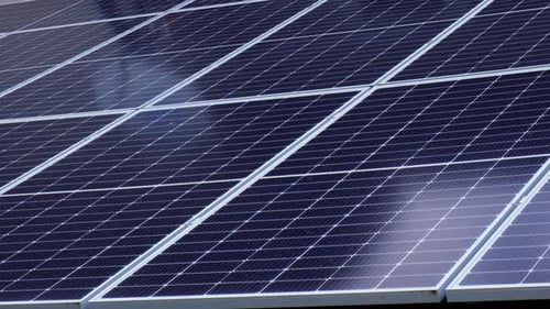 New Ecologic House with Solar Panels Alternative to Conventional Energy