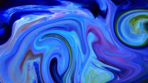 Colorful Abstract Paint Marbling Background Effect