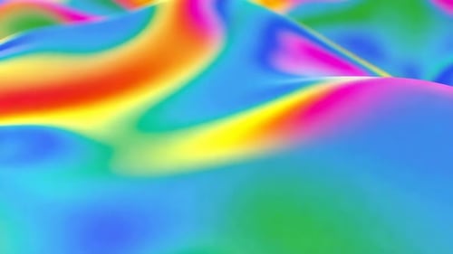 Vibrant Fluid Gradient Wavy Abstract Background