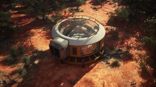 Building Highlighting Beauty of Surrounding Nature