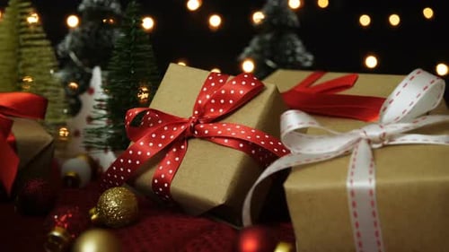 Festive Holiday Gifts and Decorations