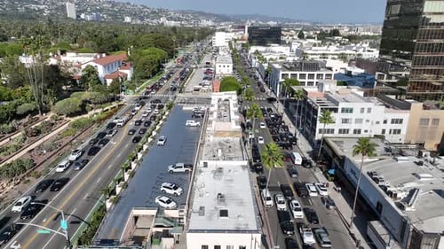 Beverly Hills at Los Angeles in California United States.