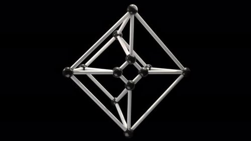 Minimalistische hypnotische Bewegung 17 4K