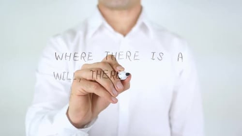 Onde há um testamento, há um jeito de o homem escrever no vidro