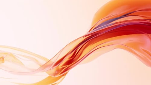 Fließender transparenter Stoffhintergrund