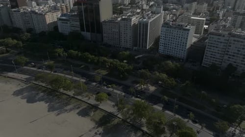 Aerial view of Botafogo district in Rio de Janeiro, Brazil.