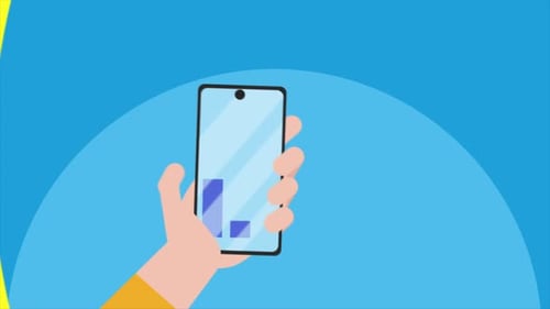 Flat Design Animation for Business, Recruitment, and Data Analysis